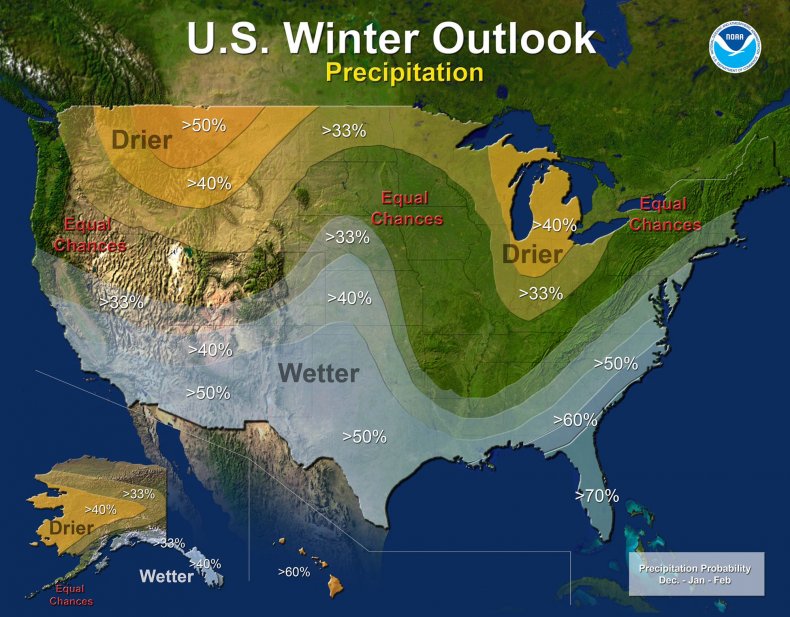 NOAA precipitation outlook 2016