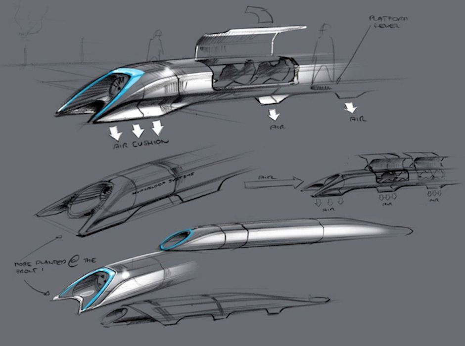 Elon Musk bullet train