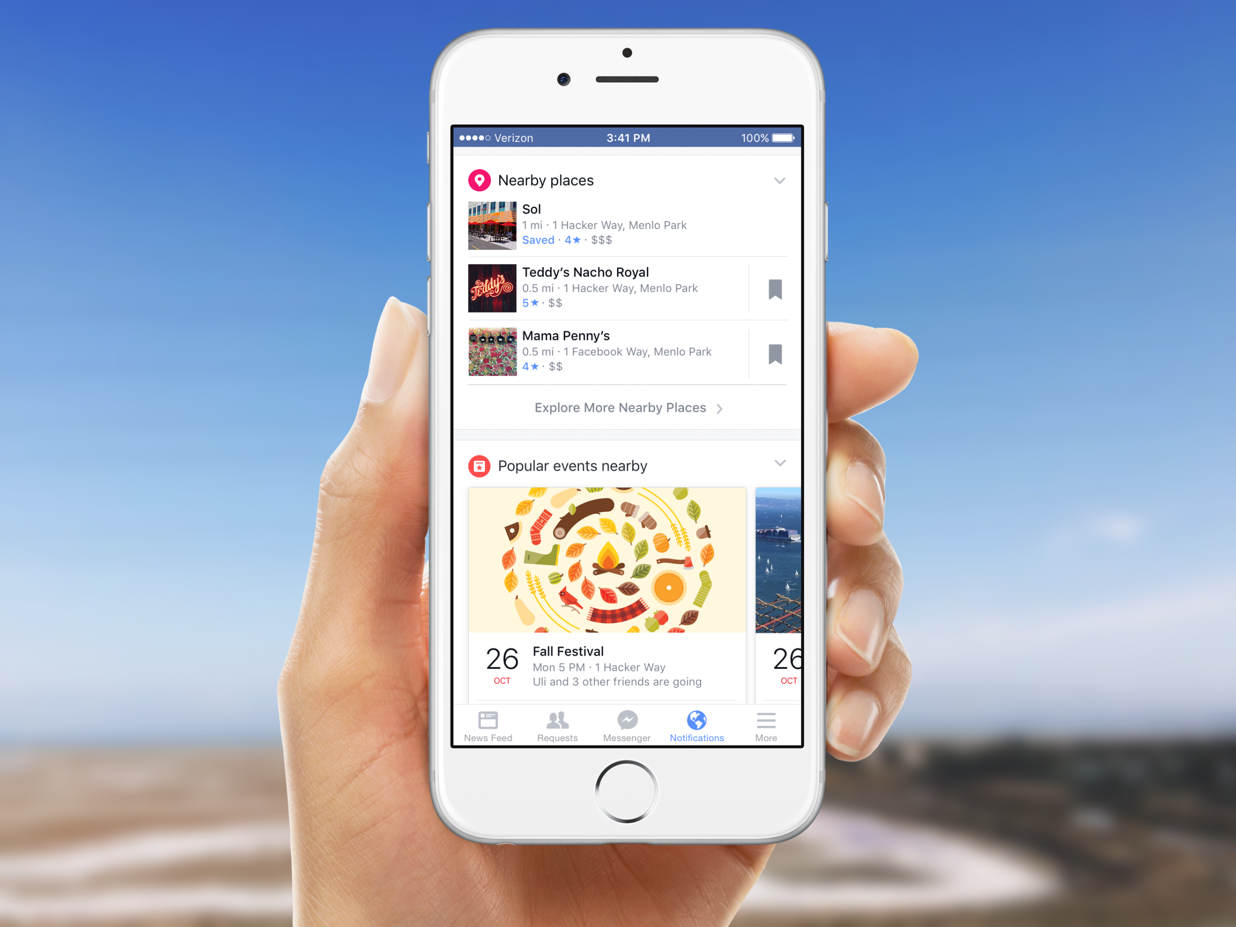 With the new notifications tab, Facebook users on mobile devices can now lo...