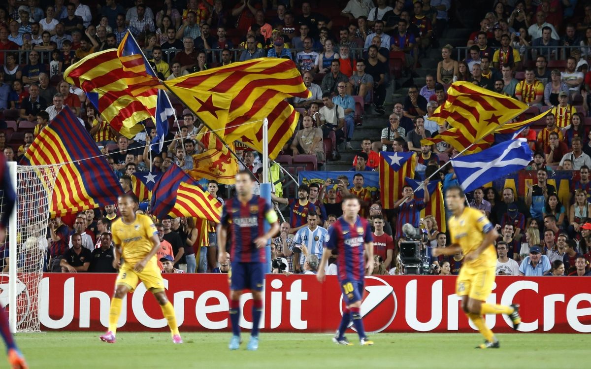 Barcelona in the strange and symbolic eye of a storm over Catalonia, La  Liga