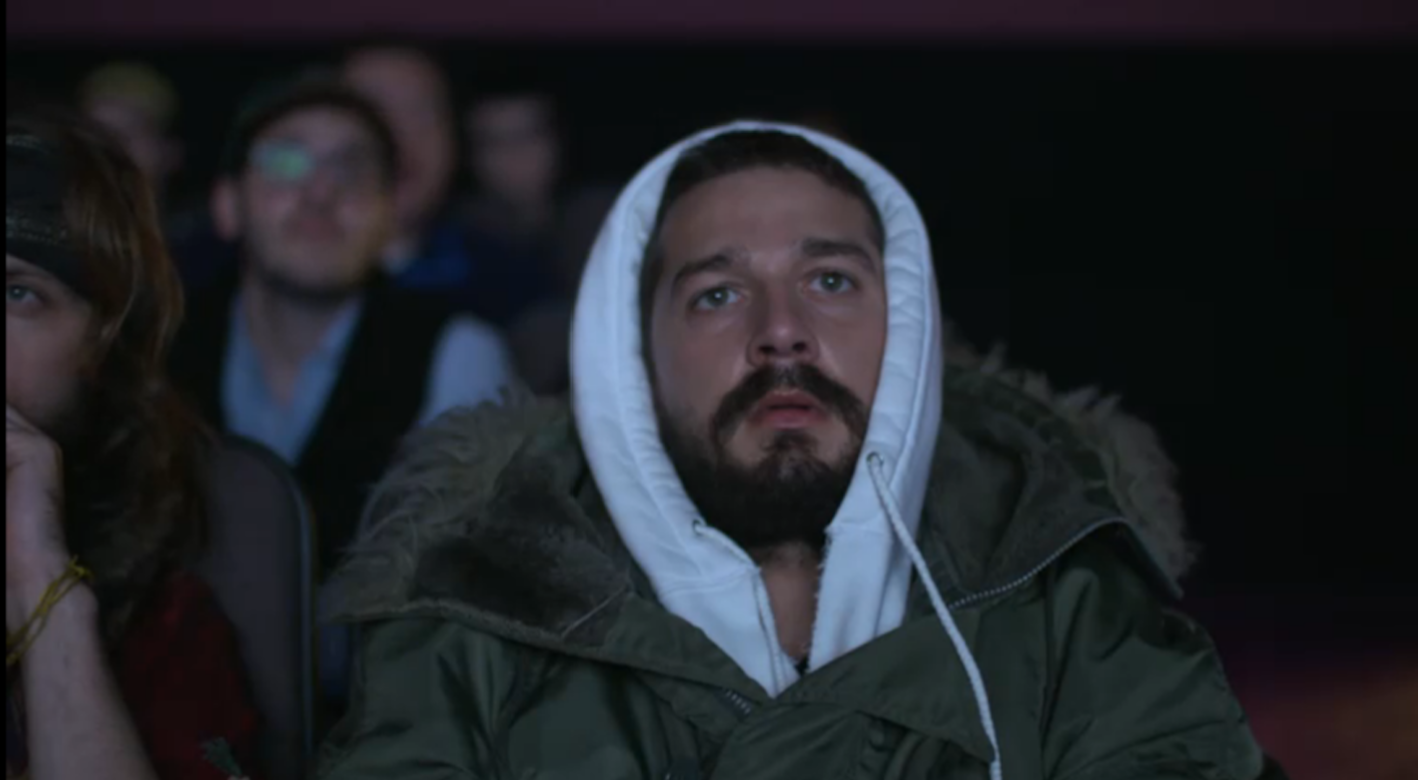 shia labeouf watching transformers