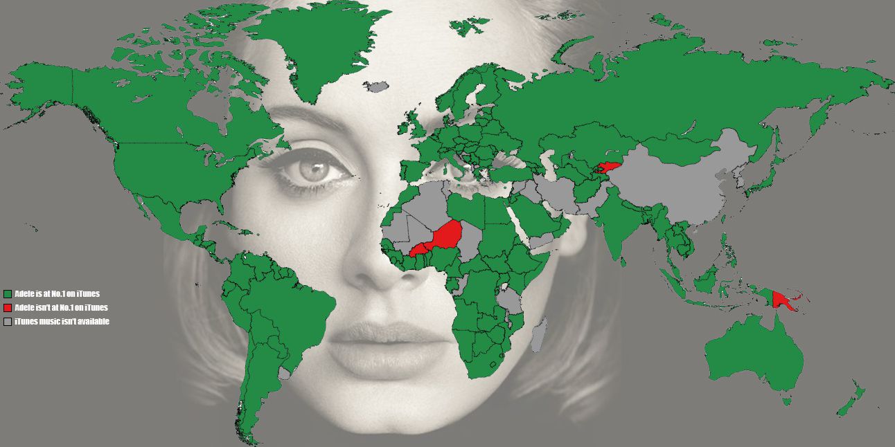 Adele's '25' Achieves World Dominance Almost Newsweek