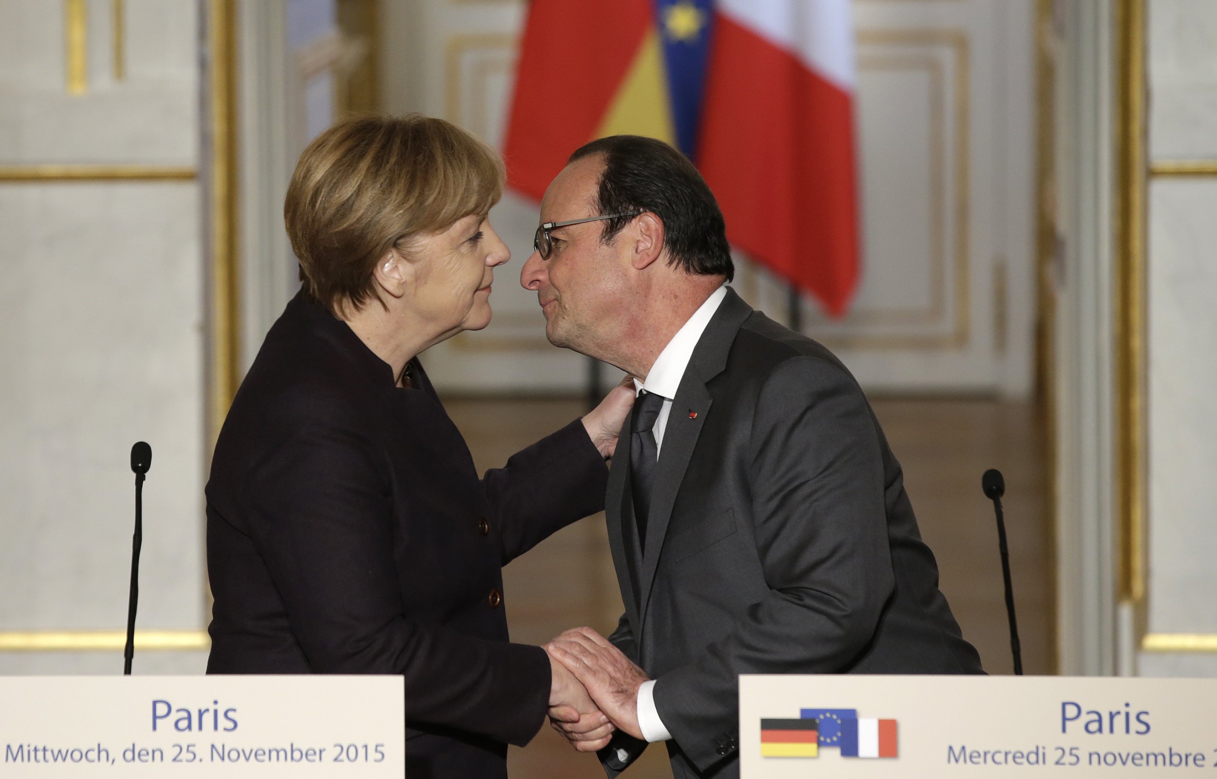 The Hollande Merkel Embrace Toughens Europe