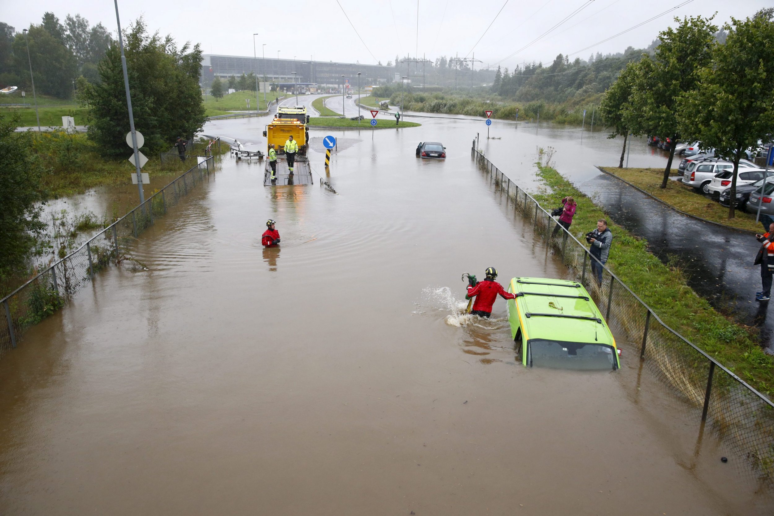 Watch Houses Washed Away in Norway Floods Newsweek