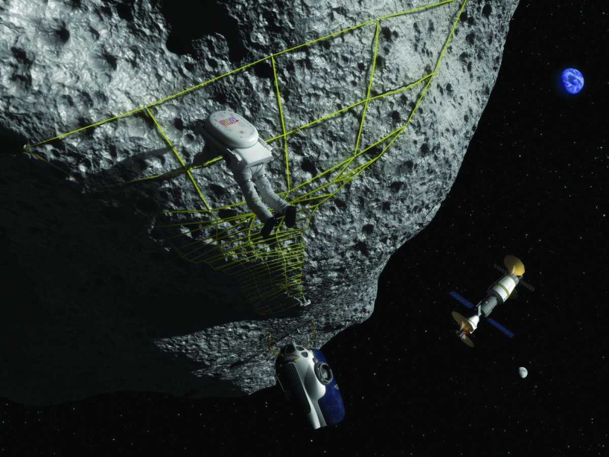 Artist_Concept_-_Astronaut_Performs_Tethering_Maneuvers_at_Asteroid