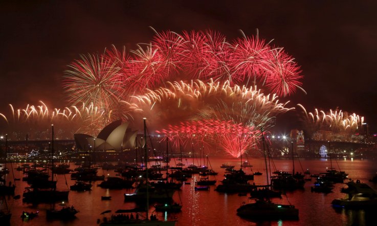 12-31-15 Sydney Opera House fireworks