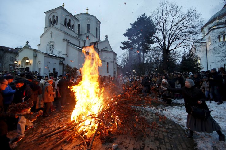 Orthodox Christians celebrate Christmas 