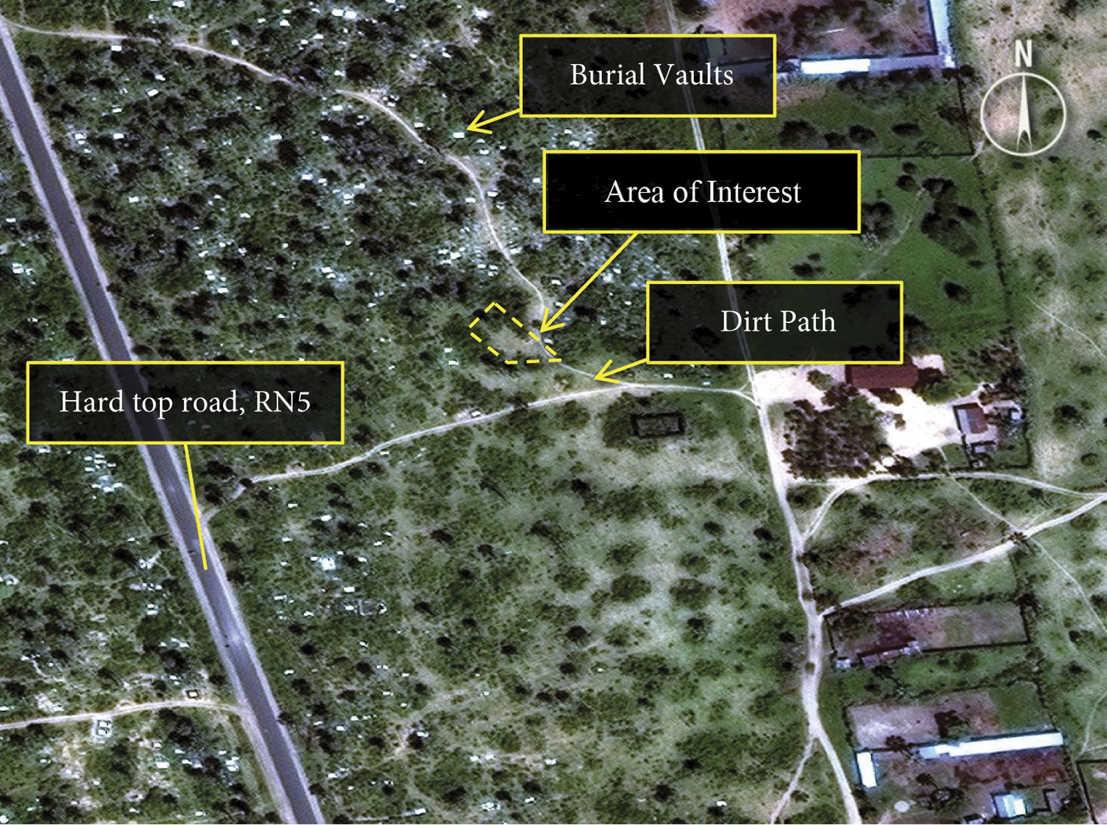 A satellite image released by Amnesty International shows a possible mass grave site in Burundi.