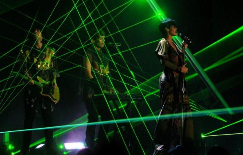 Rihanna at BRITs 2008