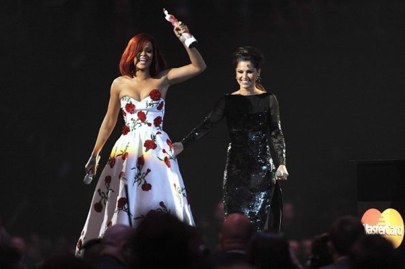Rihanna at the BRIT Awards