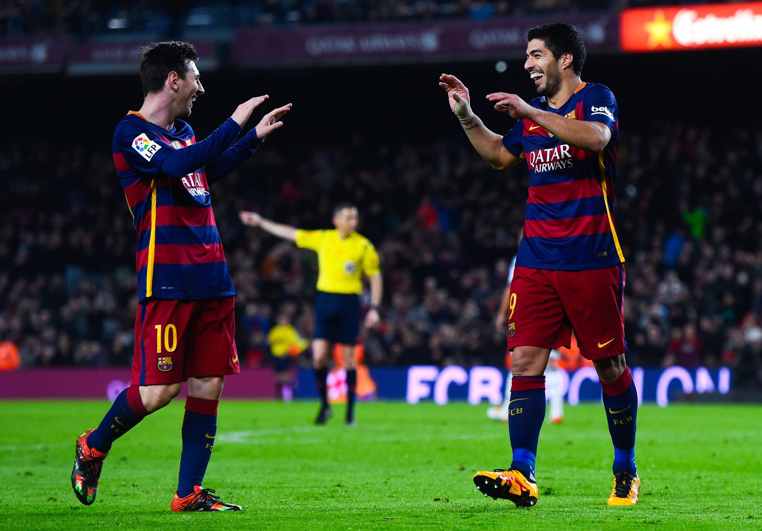 Lionel Messi and Luis Suarez routed Valencia at the Camp Nou.