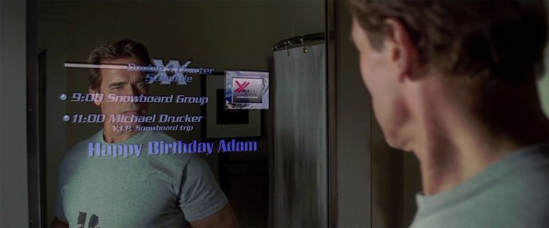 smart mirror google arnold schwarzenegger