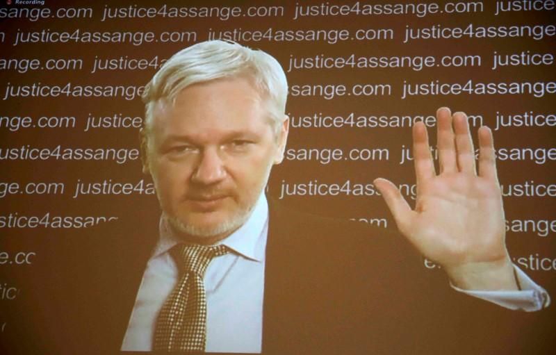 Julian Assange video link