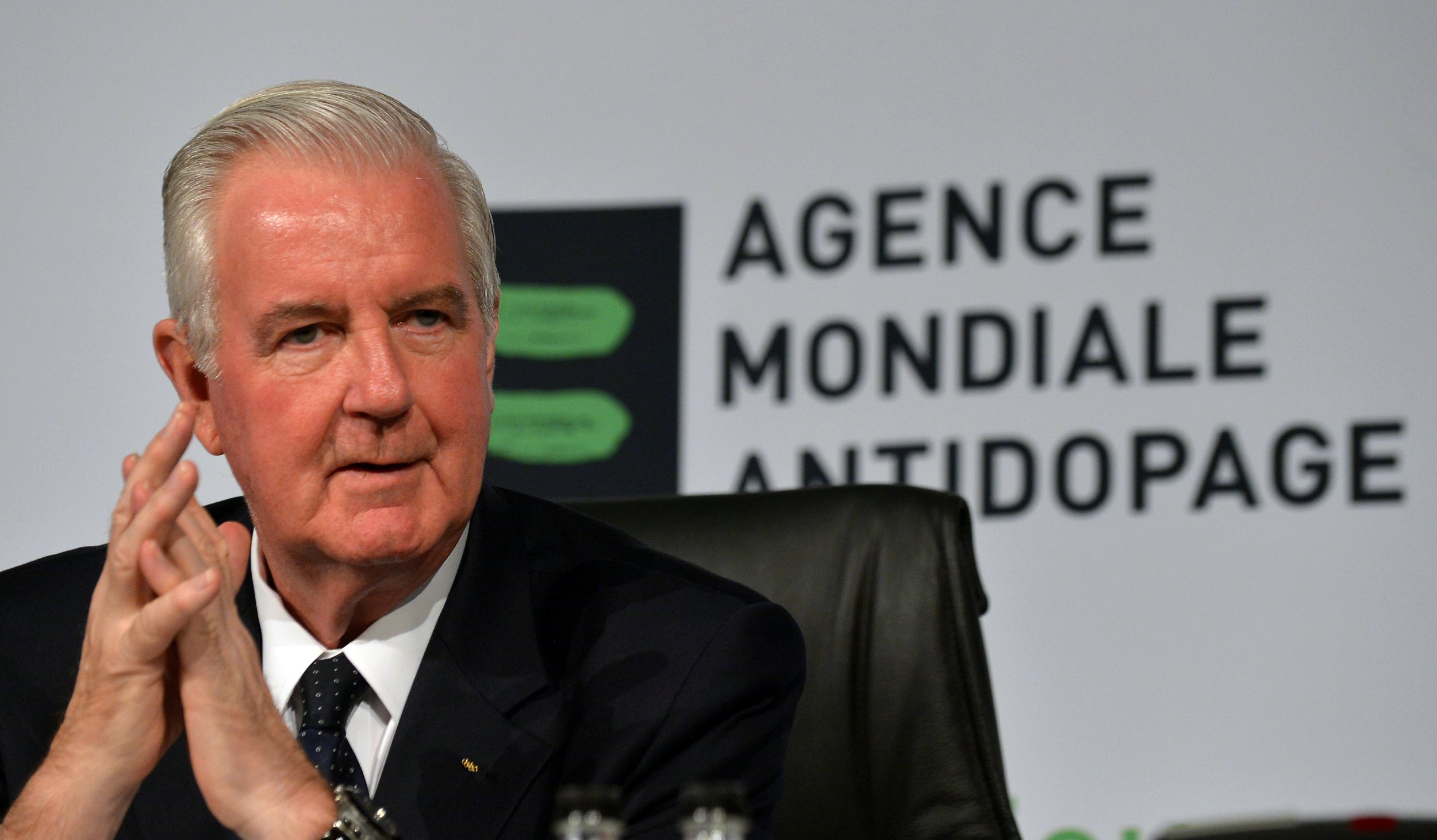 WADA President Sir Craig Reedie in Johannesburg, November 2013.