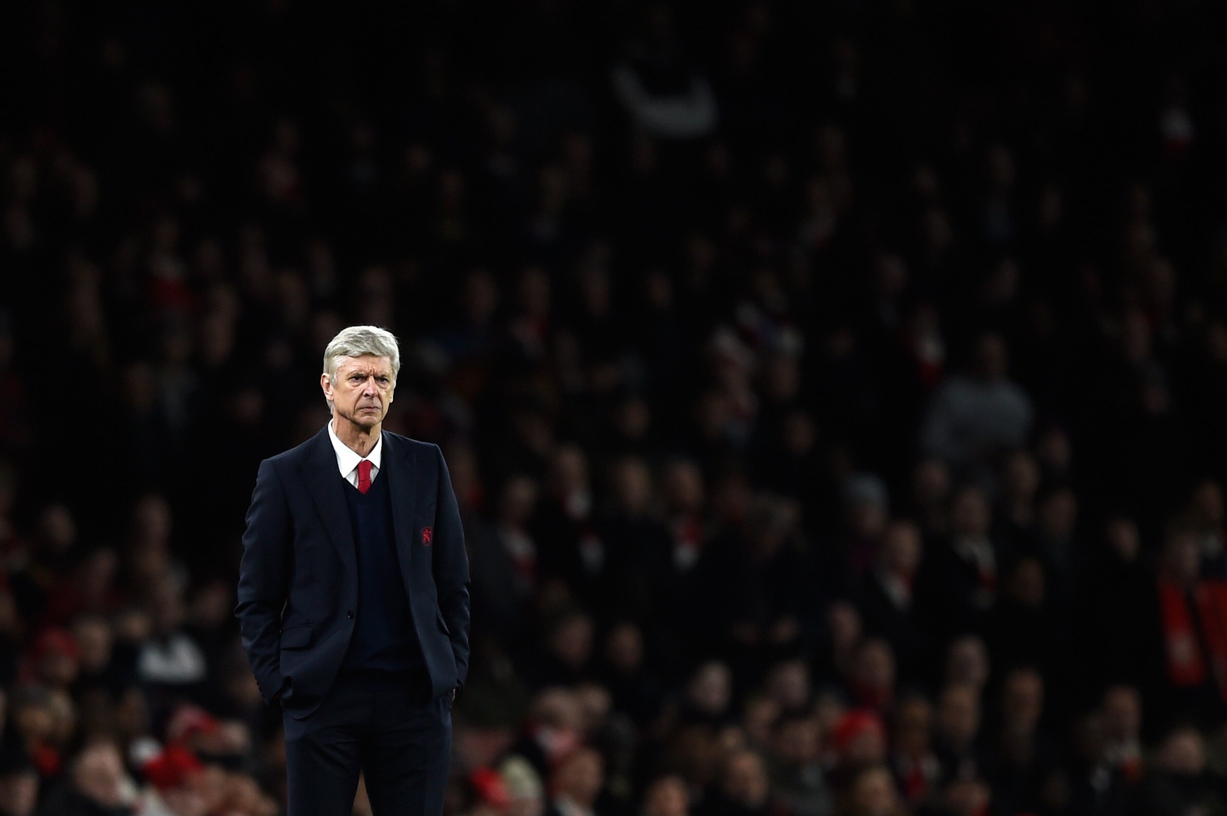 Arsenal manager Arsene Wenger at Emirates Stadium on February 2.