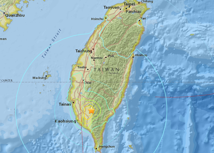 Magnitude 64 Earthquake Rattles Taiwan Newsweek 