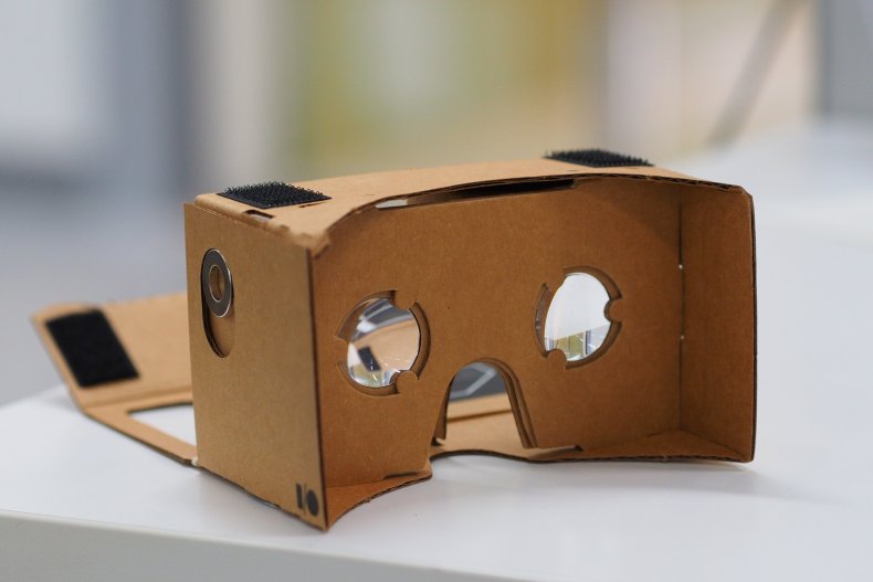 Google virtual reality headset VR cardboard