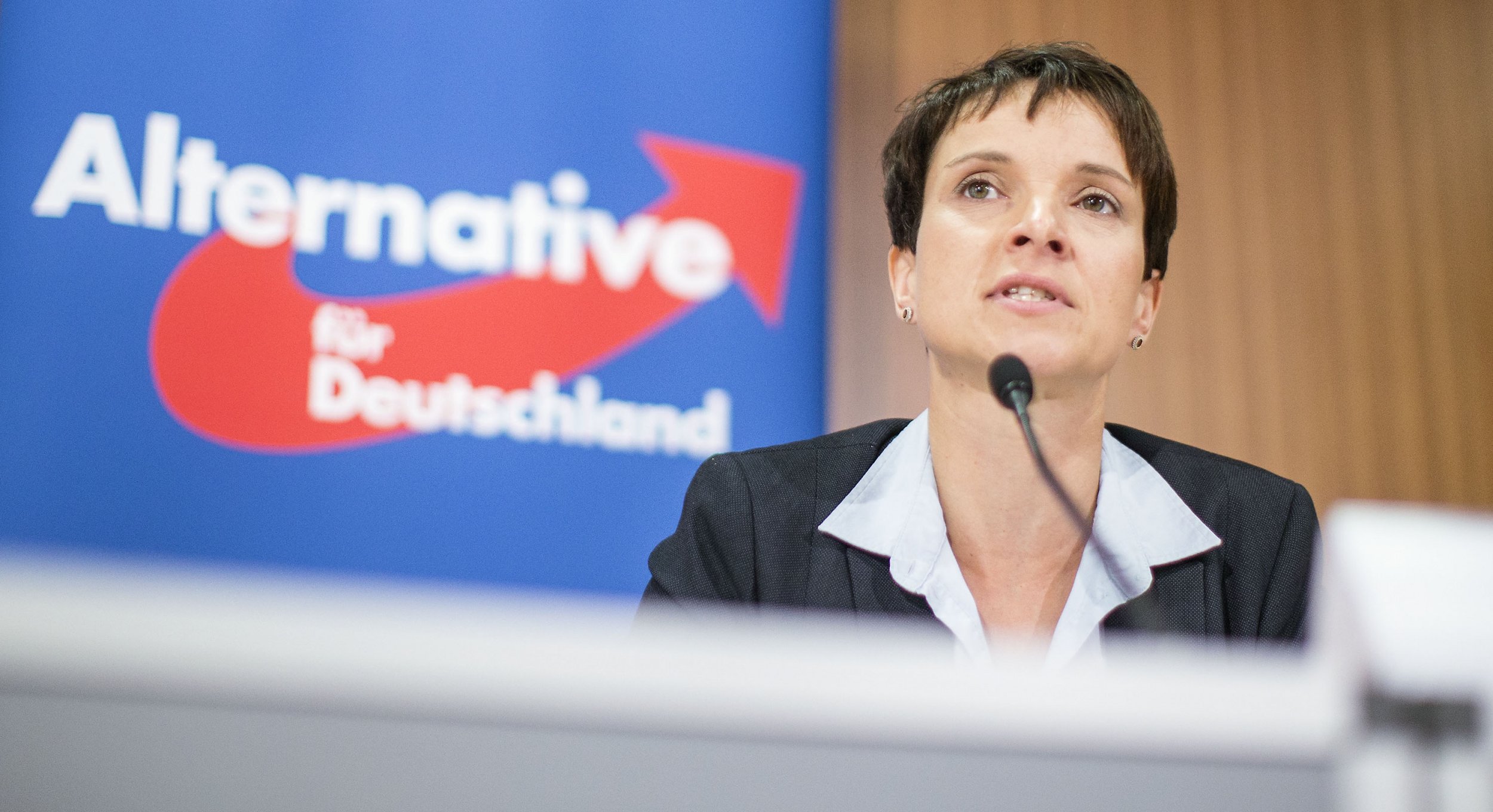 Frauke Petry leader of Alternative for Germany (AfD). 