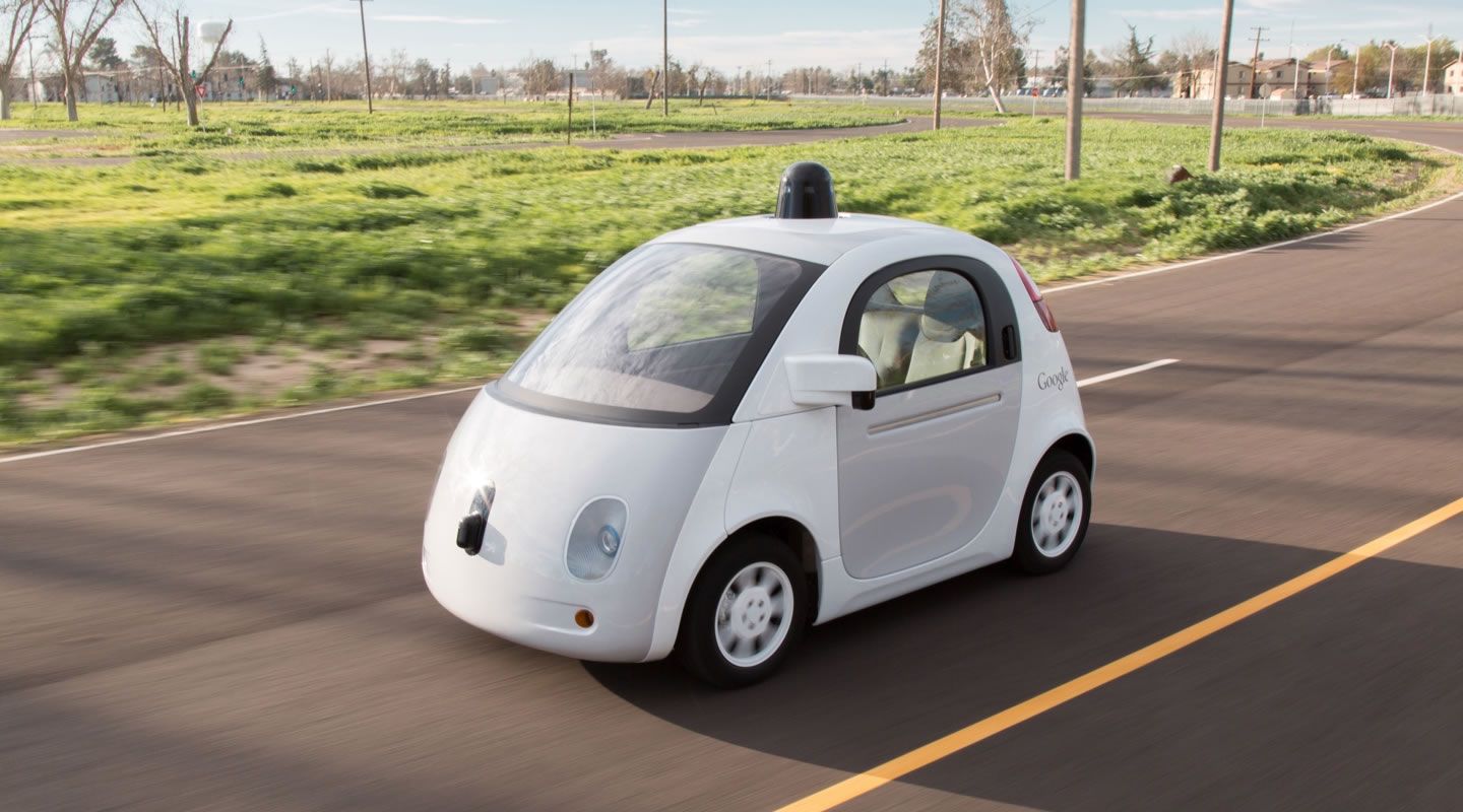 google self-driving car wireless charging