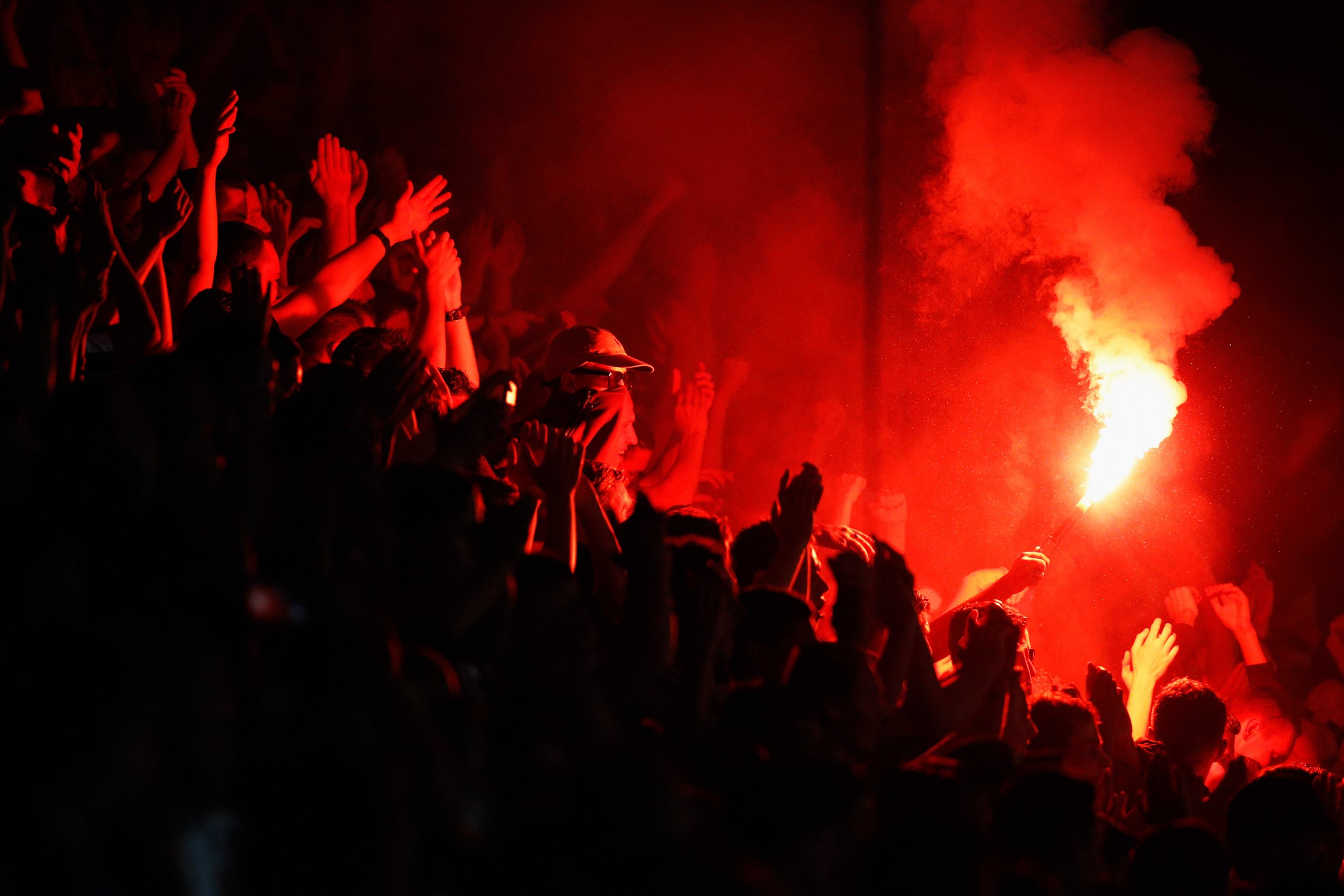 Willem II fans at Koning Willem II Stadium, September 19, 2014