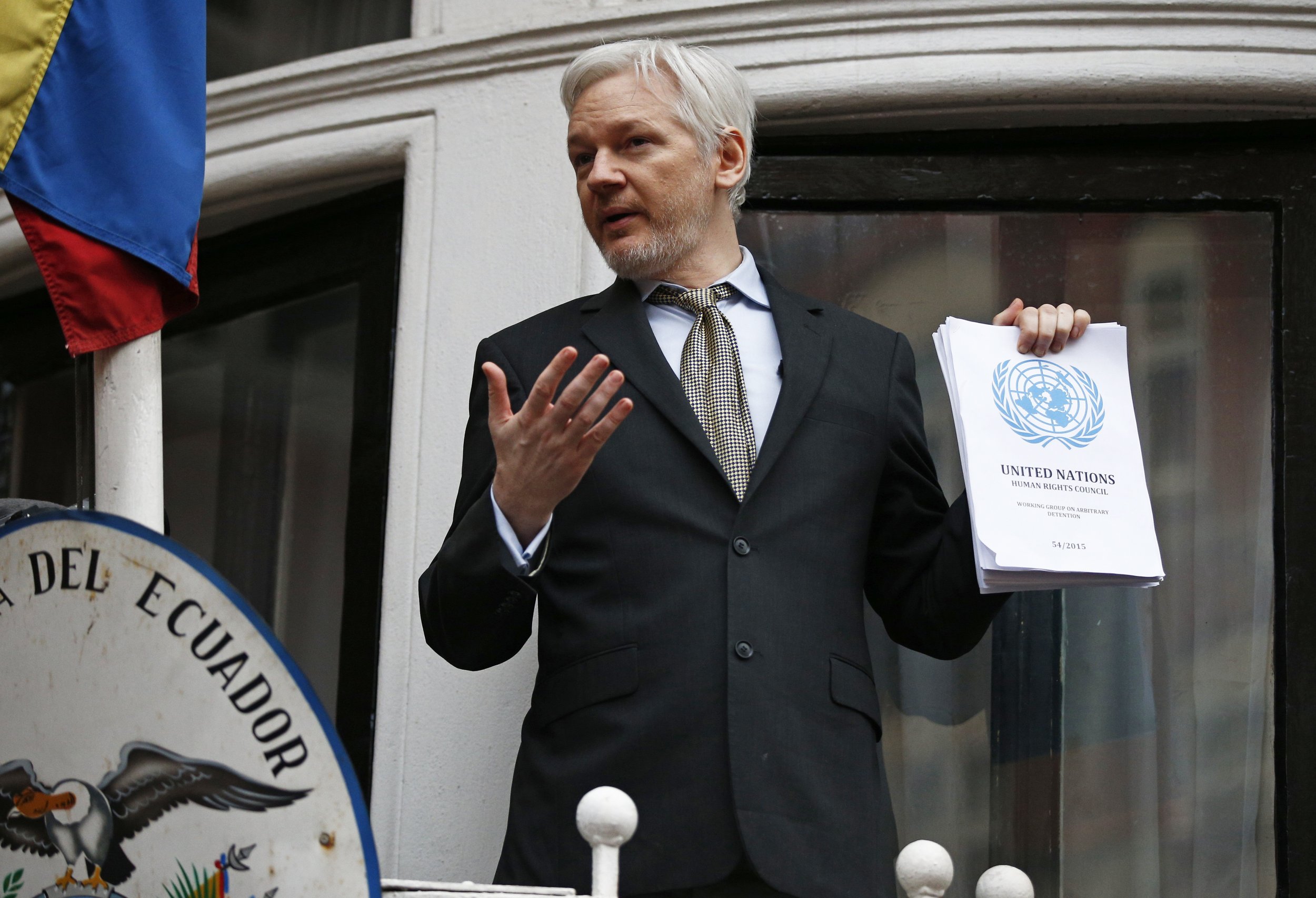 WikiLeaks Assange UN taylor Zayas