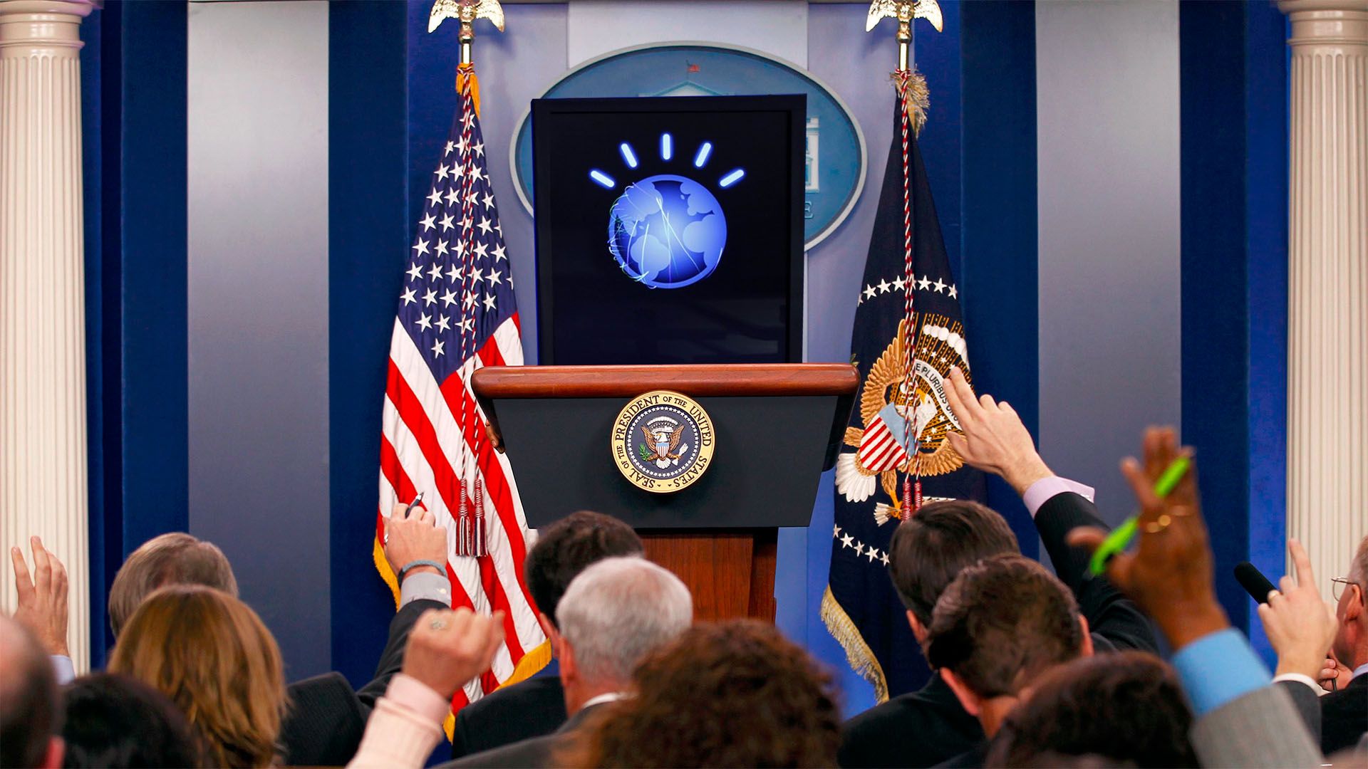 Artificial intelligence robot president IBM Watson Zoltan Istvan AI transhumanism