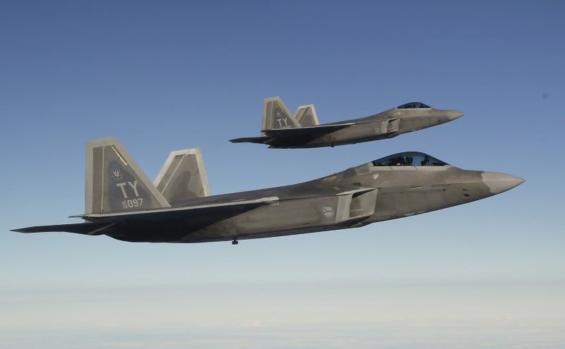U.S. Flies F-22 Fighters Over South Korea After North's Rocket Launch ...