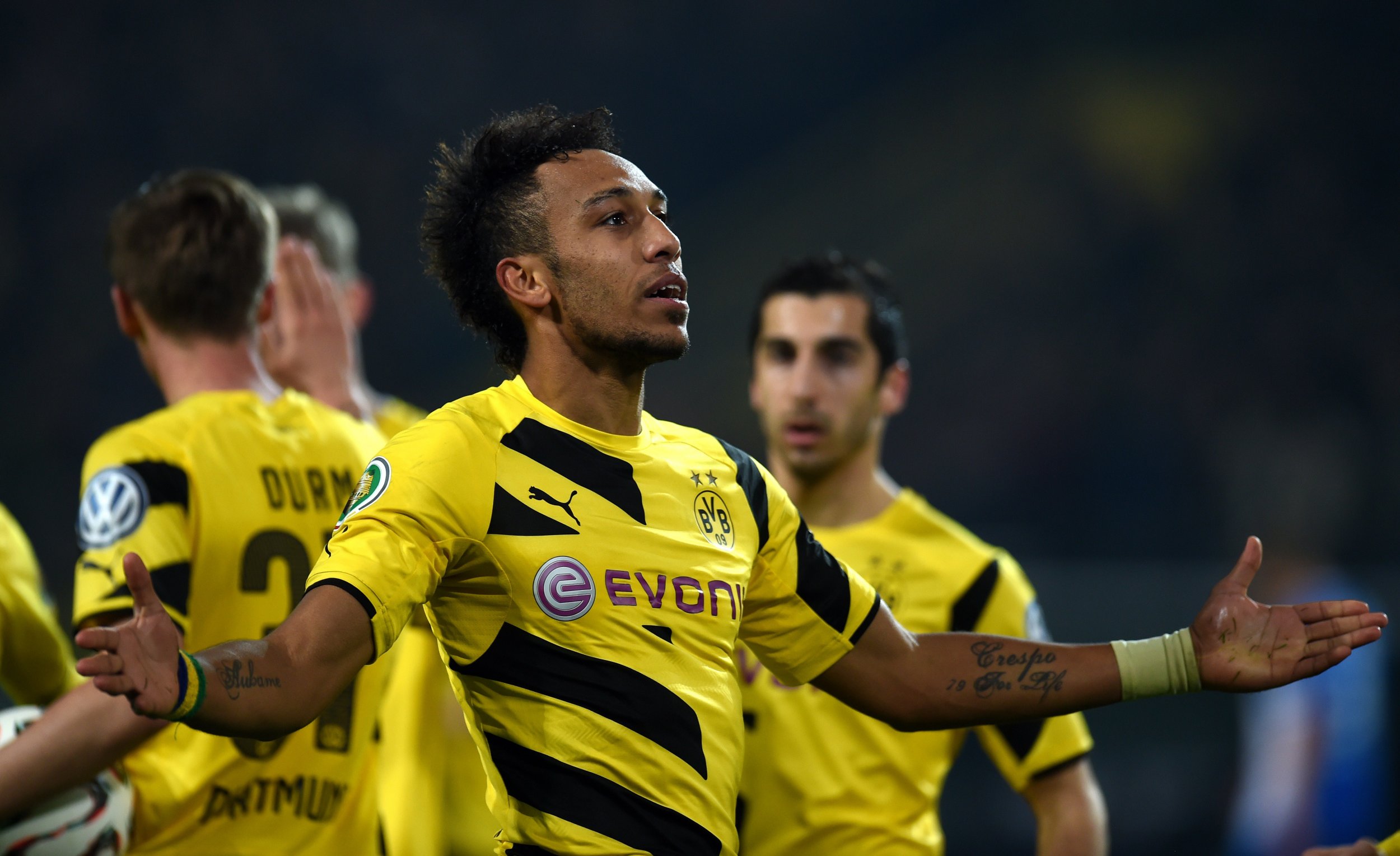 Pierre-Emerick Aubameyang has been Borussia Dortmund's star player this season.