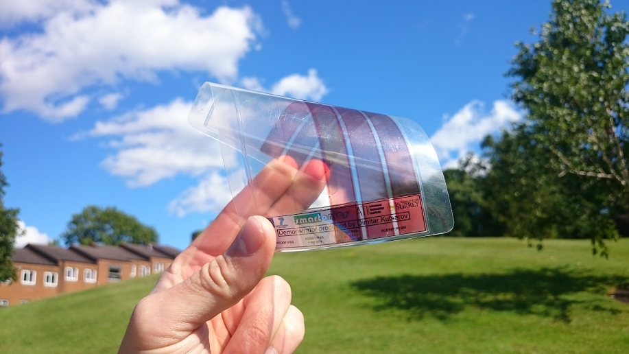 graphene indoor solar cell university of surrey moth eyes