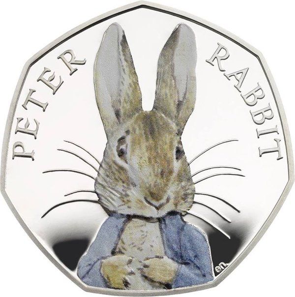 Peter Rabbit commemorative coin released.