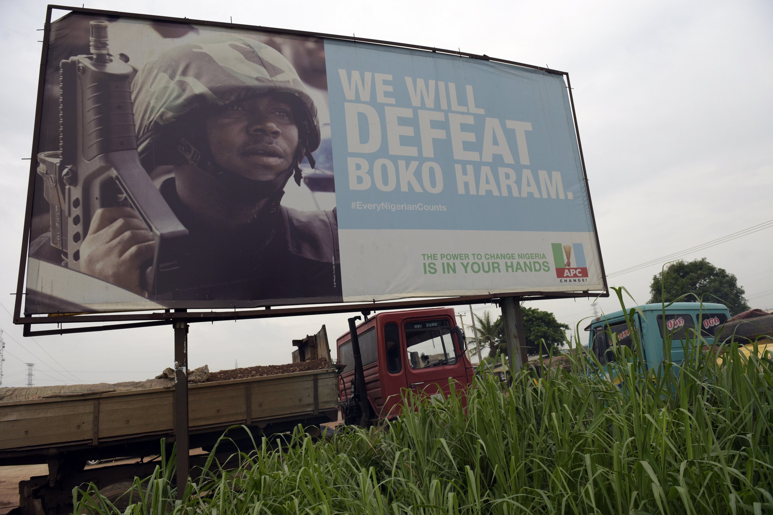 An anti-Boko Haram poster in Nigeria.