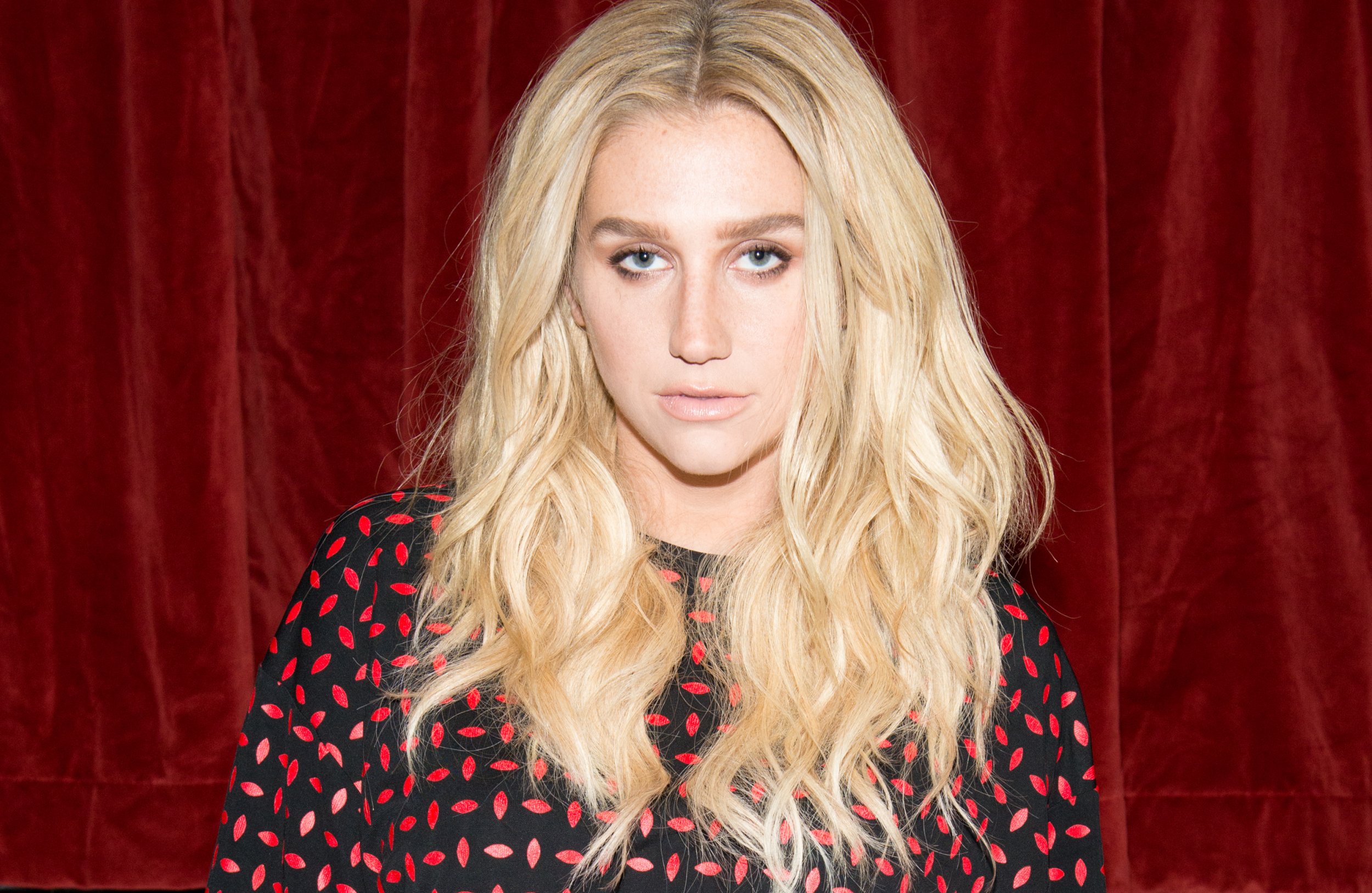 Kesha at Edie Parker fashion show