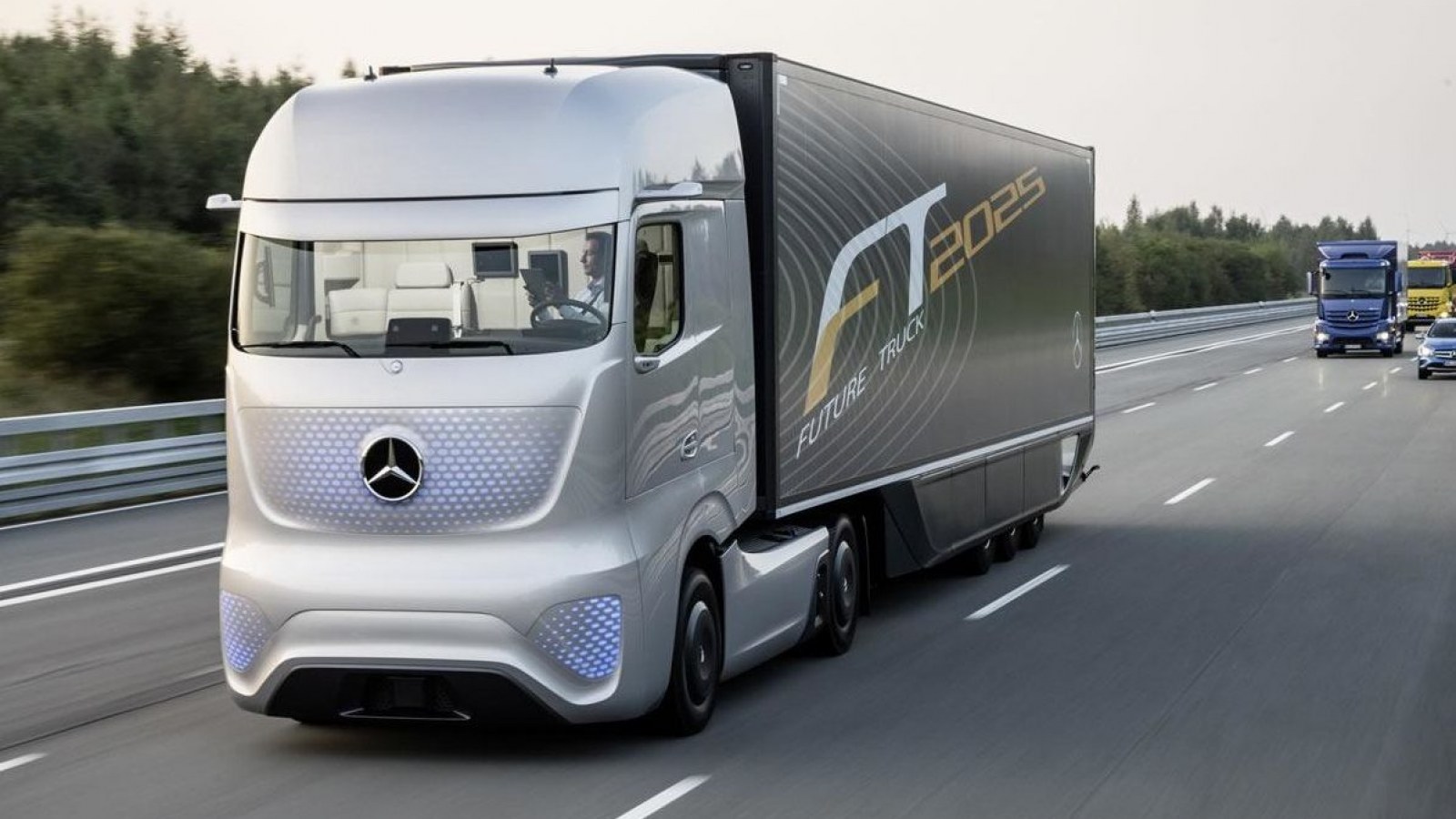 Self Driving Trucks To Be Tested On The U K S M6 Motorway