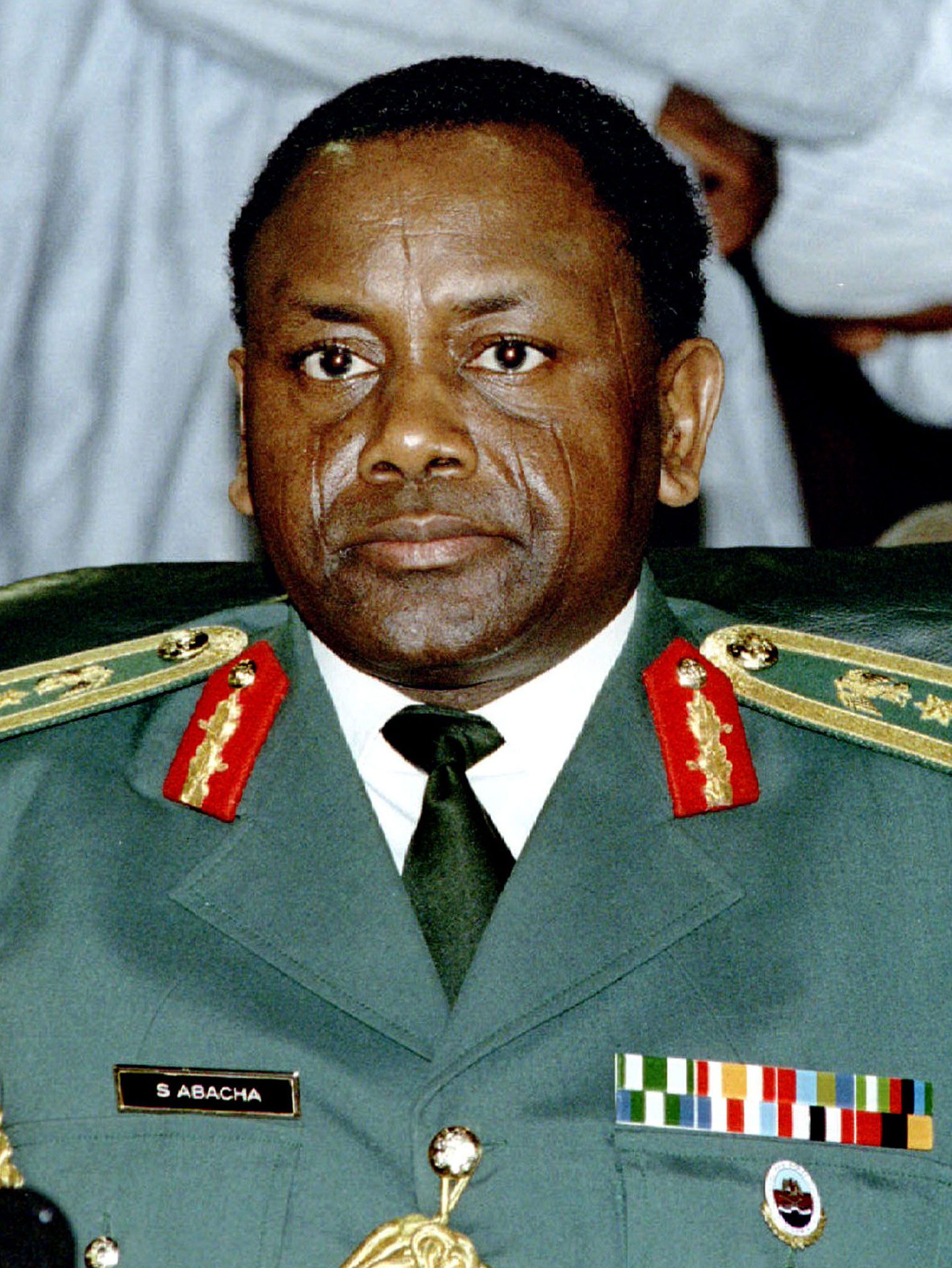 Late Nigerian military leader General Sani Abacha.