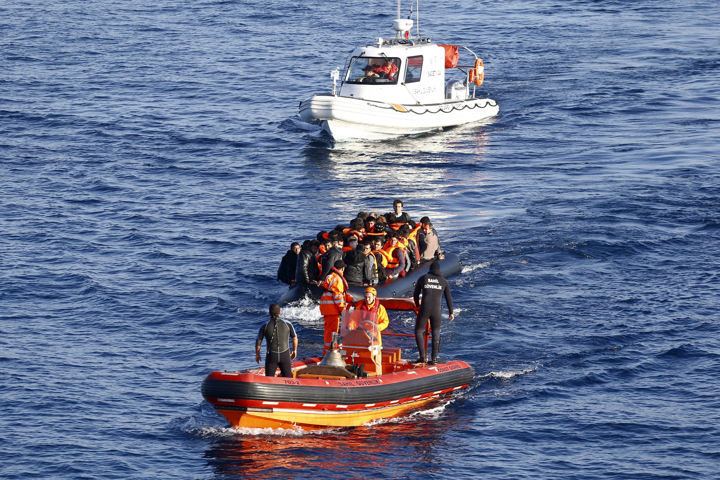 Five drown trying to reach Greece from Turkey