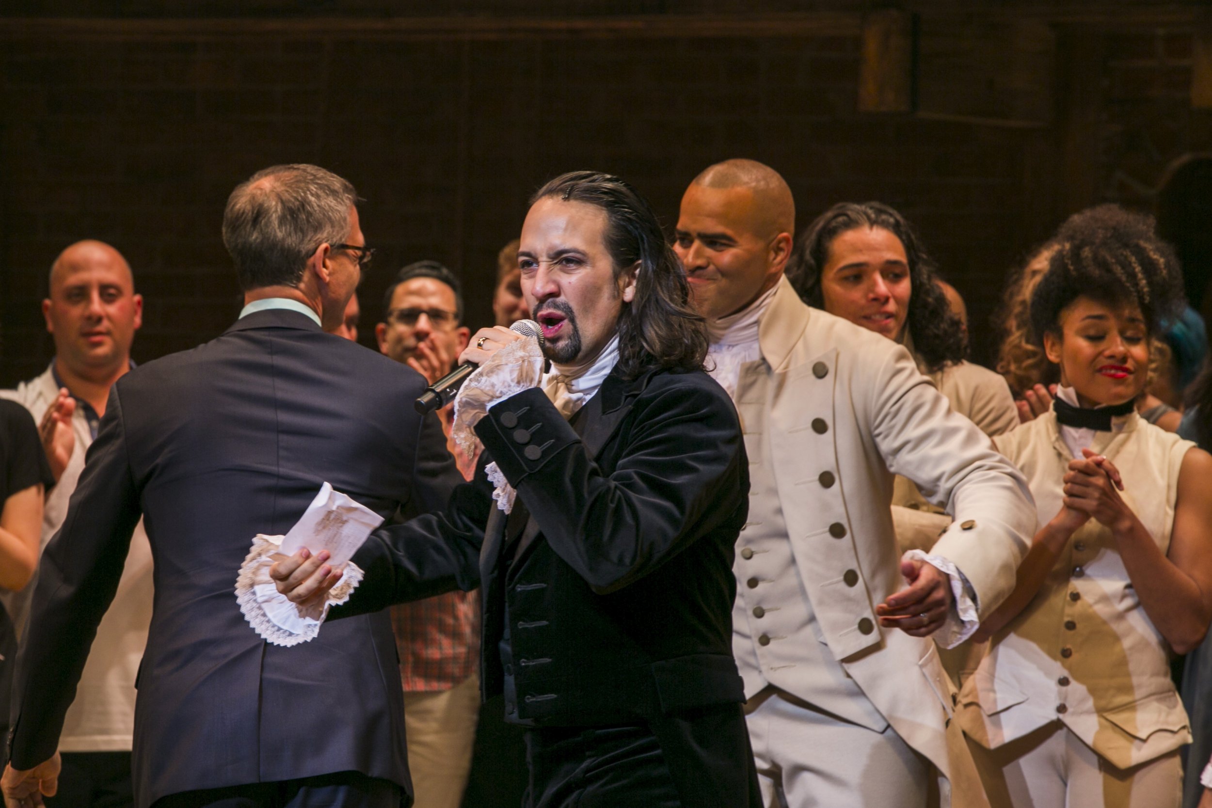 Watch Cast of the Hit Musical Hamilton Visits the White House Newsweek