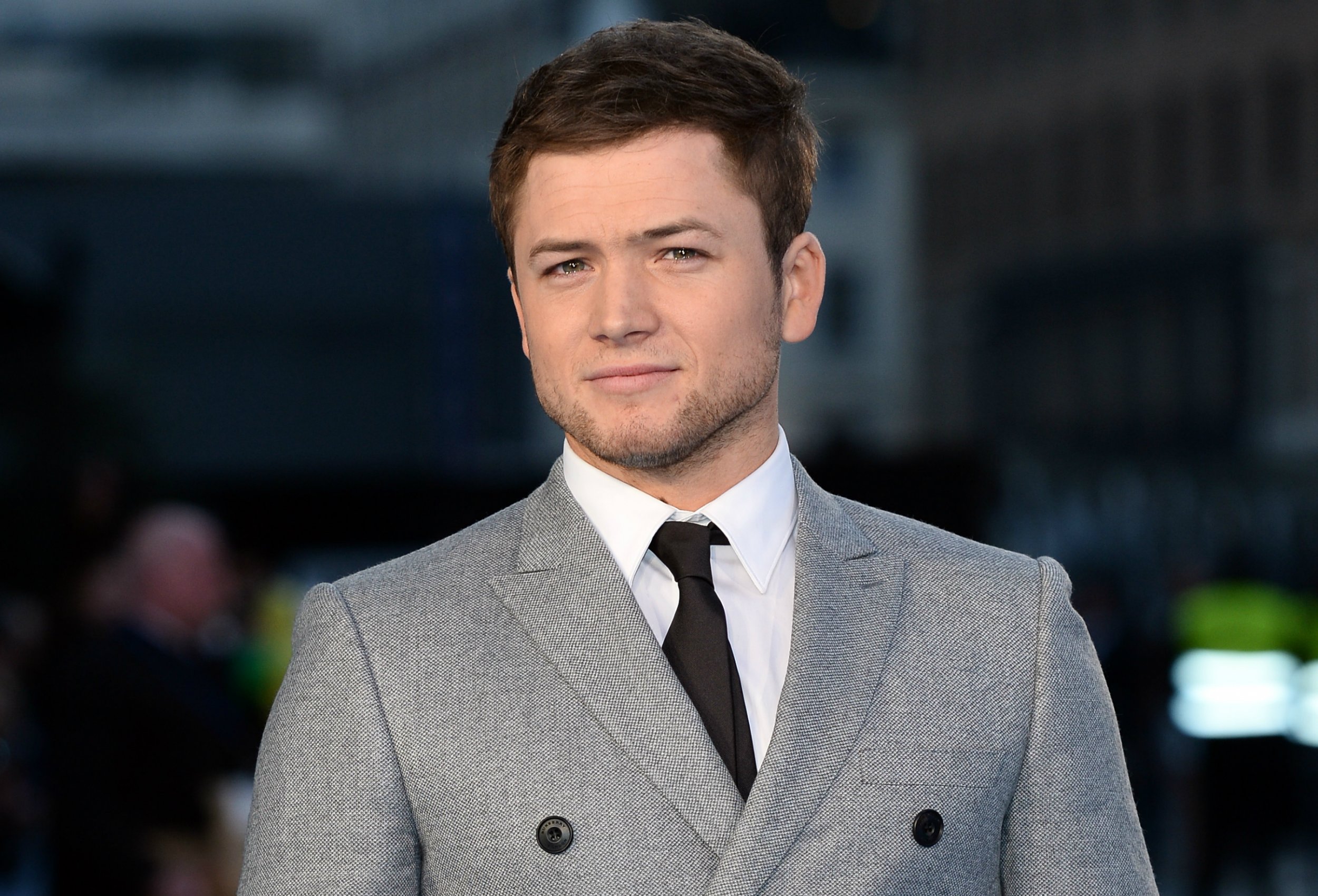 Taron Egerton at Eddie the Eagle premiere