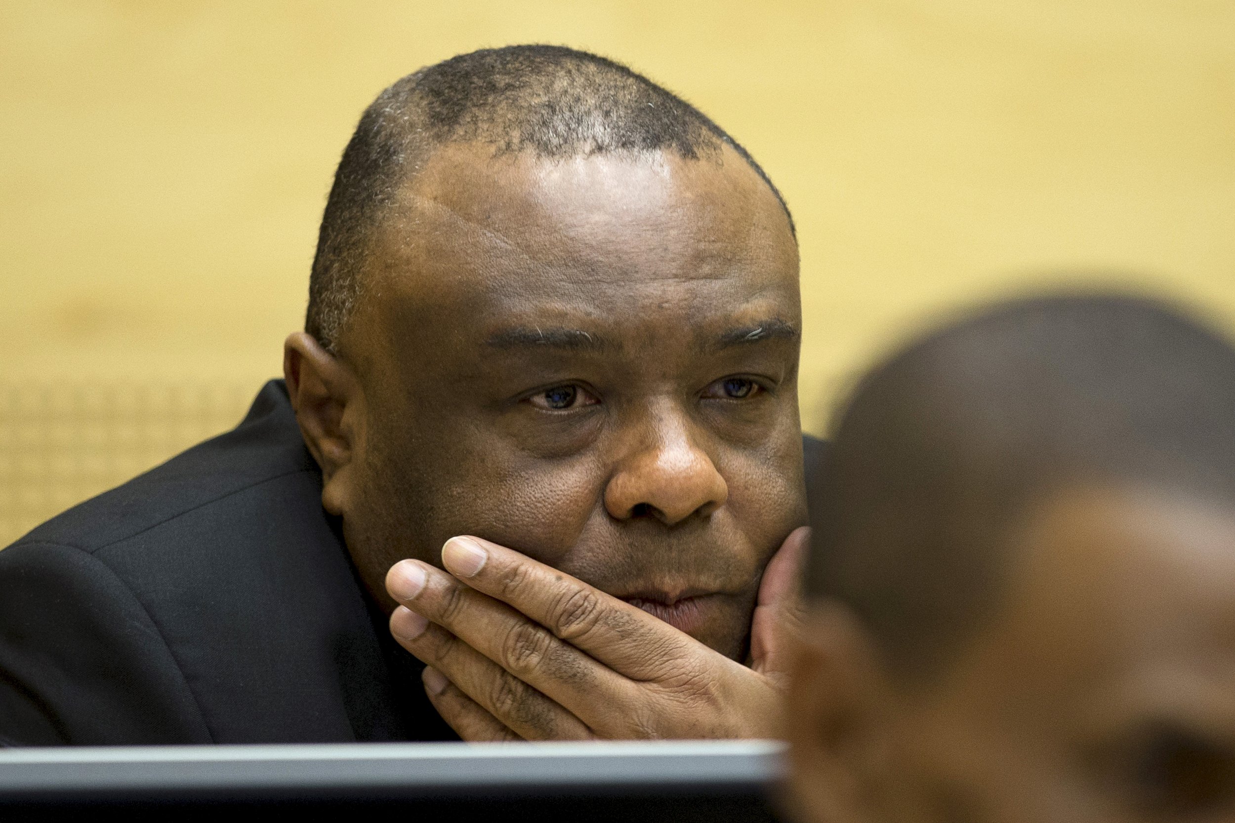 Former Congo vice-president Jean-Pierre Bemba at the ICC.