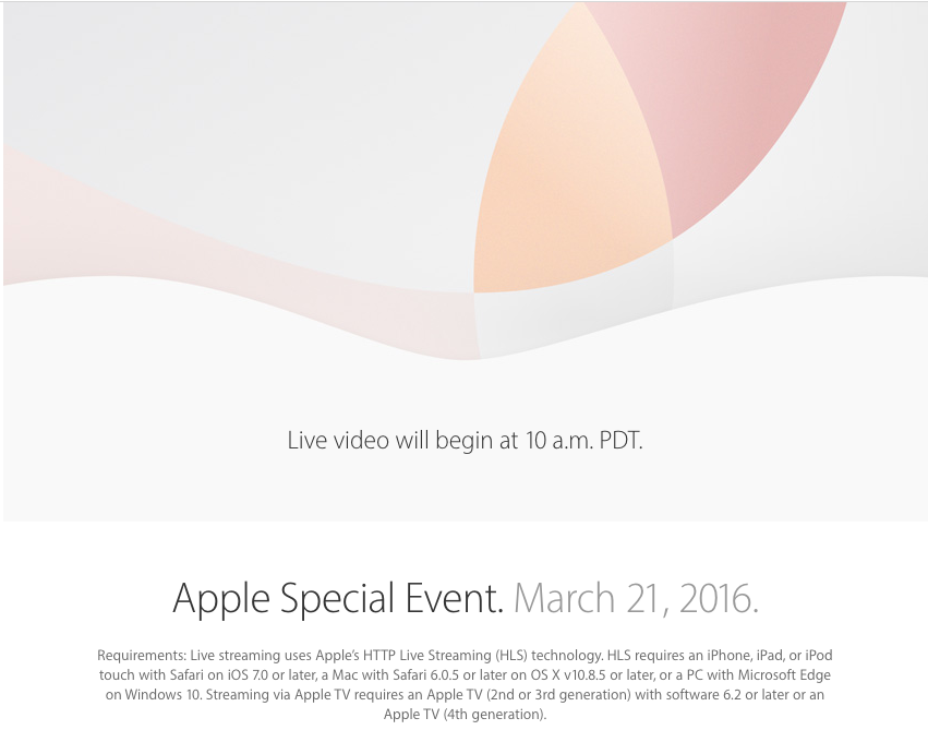 Where to Watch Today's Apple Announcement