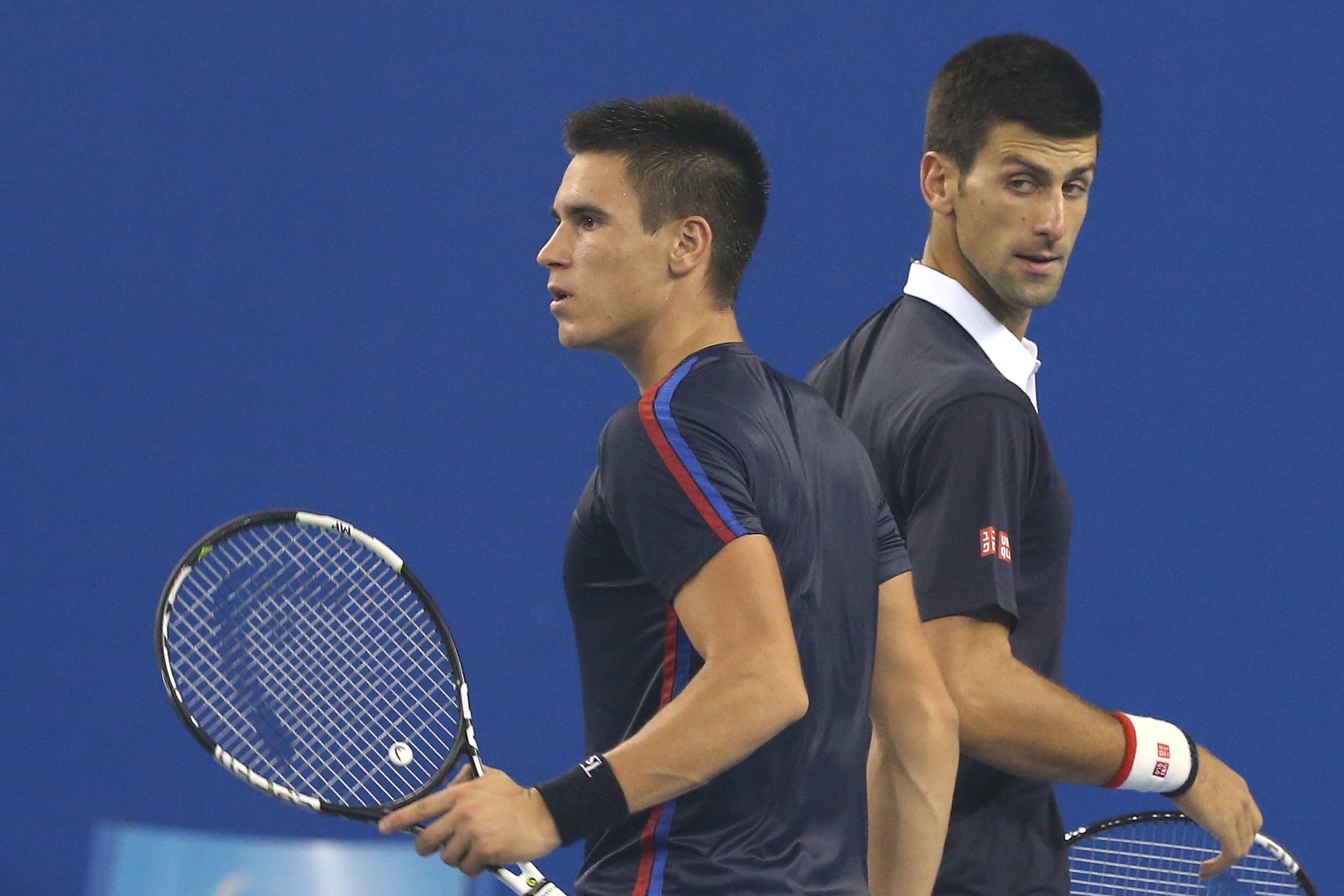 Djordje Djokovic, left, was landing at Zaventem airport when a series of blasts hit the Brussels transport system.