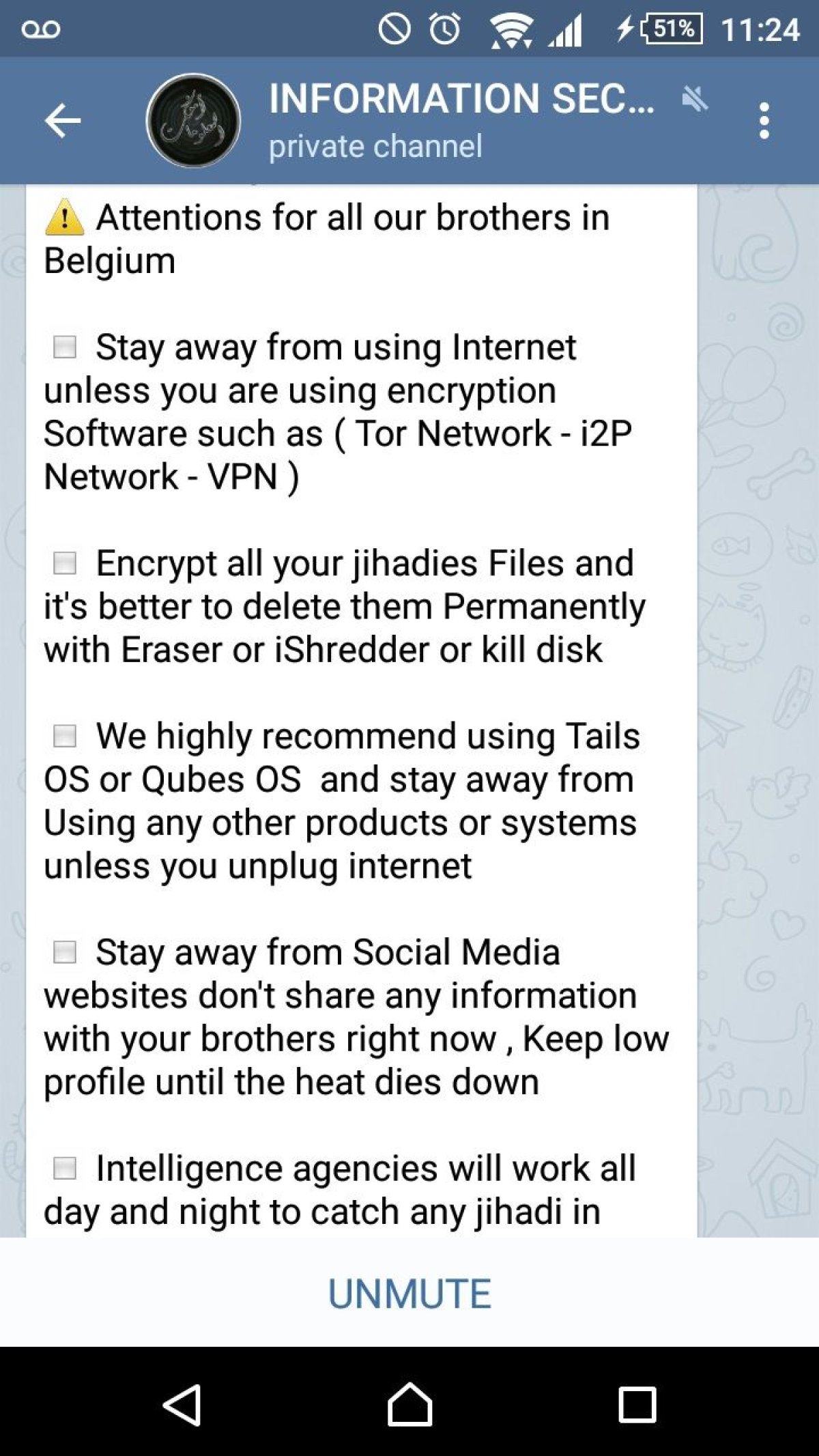 isis telegram brussels attacks social media