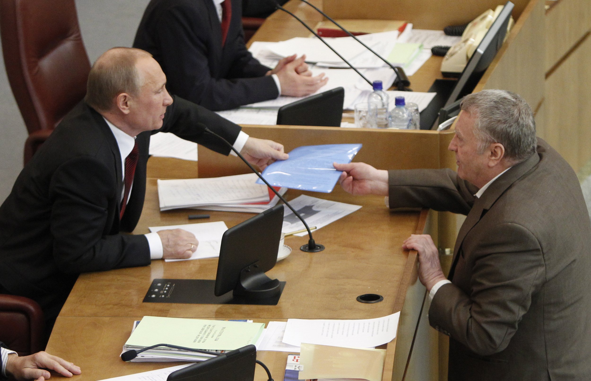 Putin and Zhirinovsky