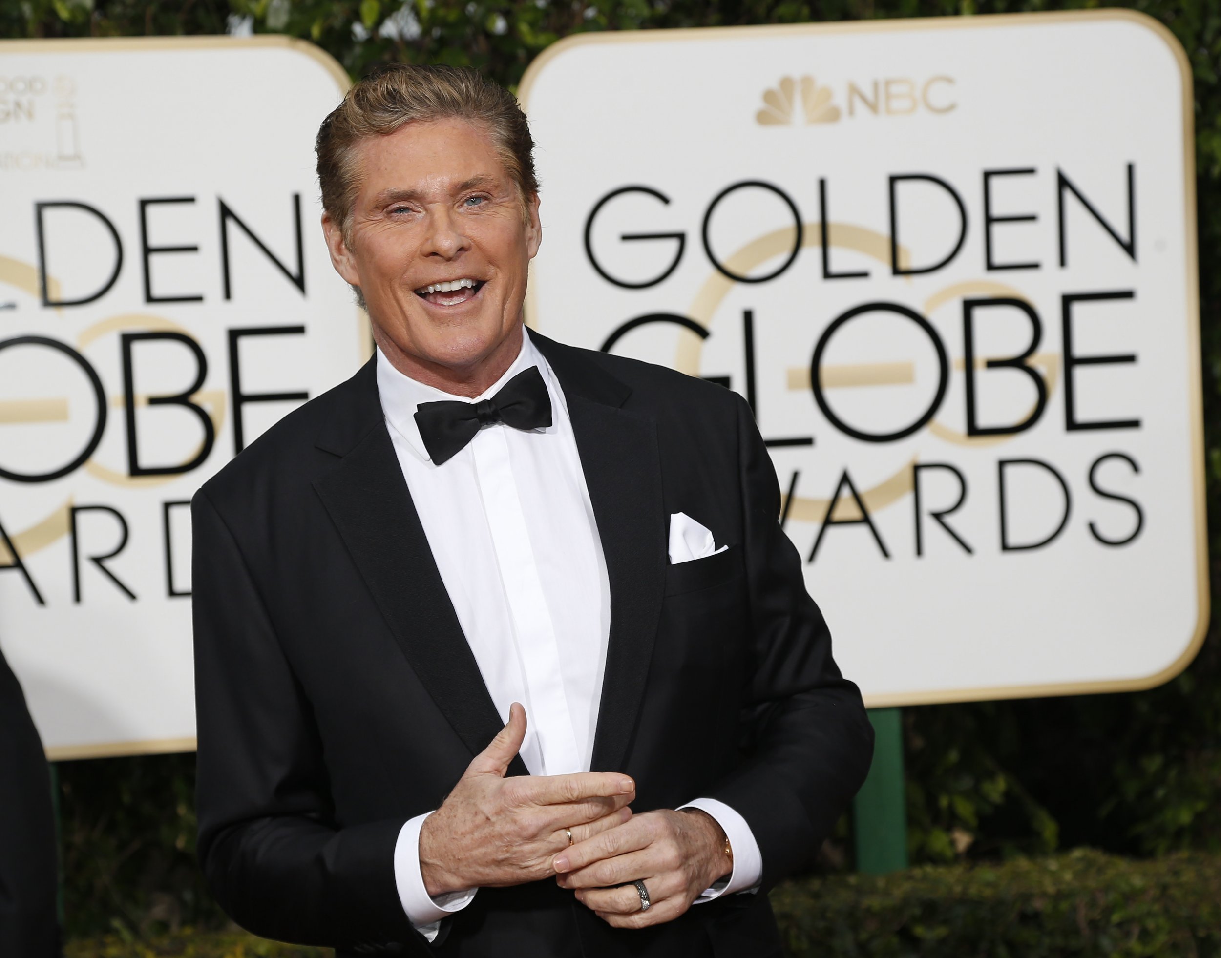 David Hasselhoff at the Golden Globes