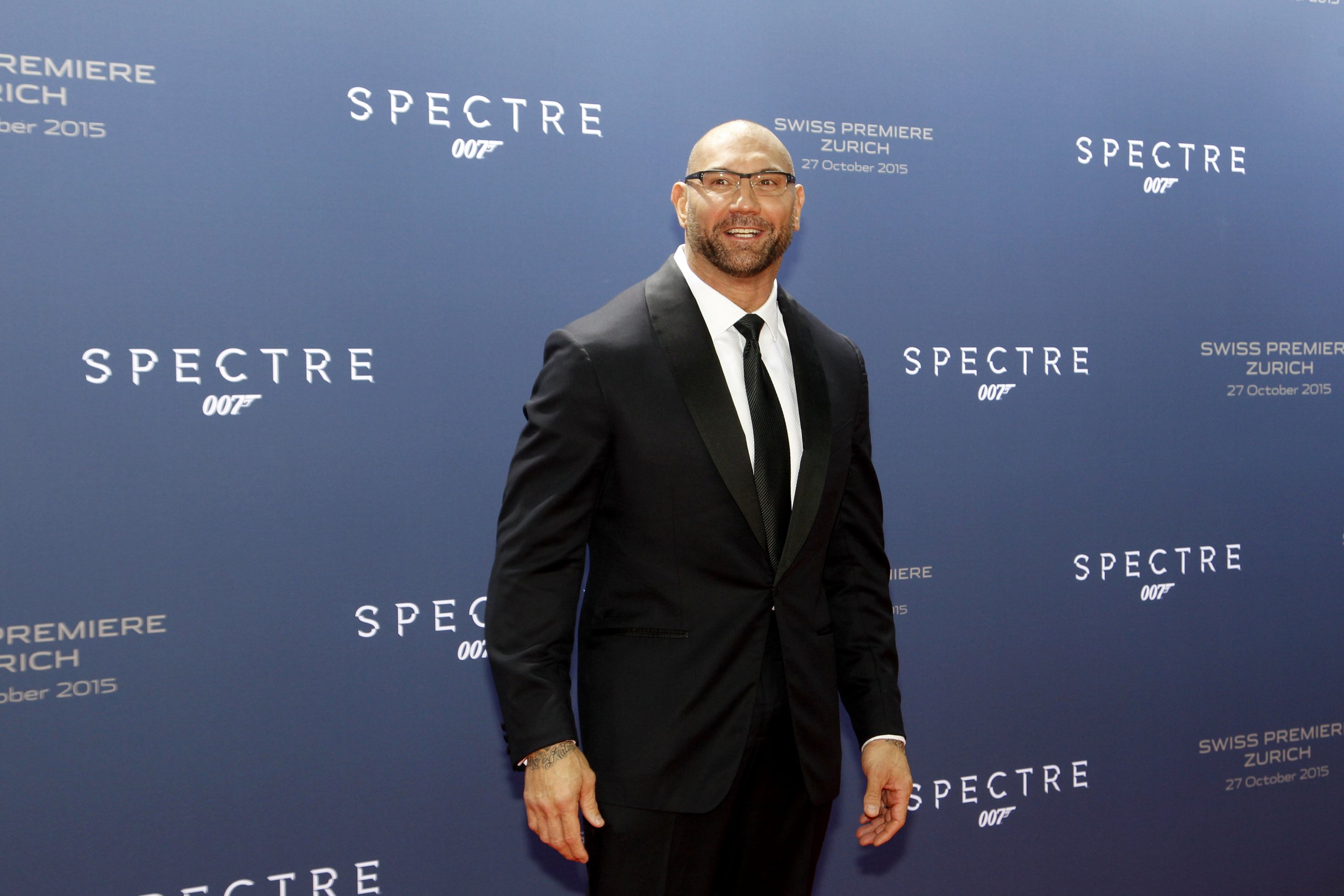 Dave Bautista at SPECTRE premiere