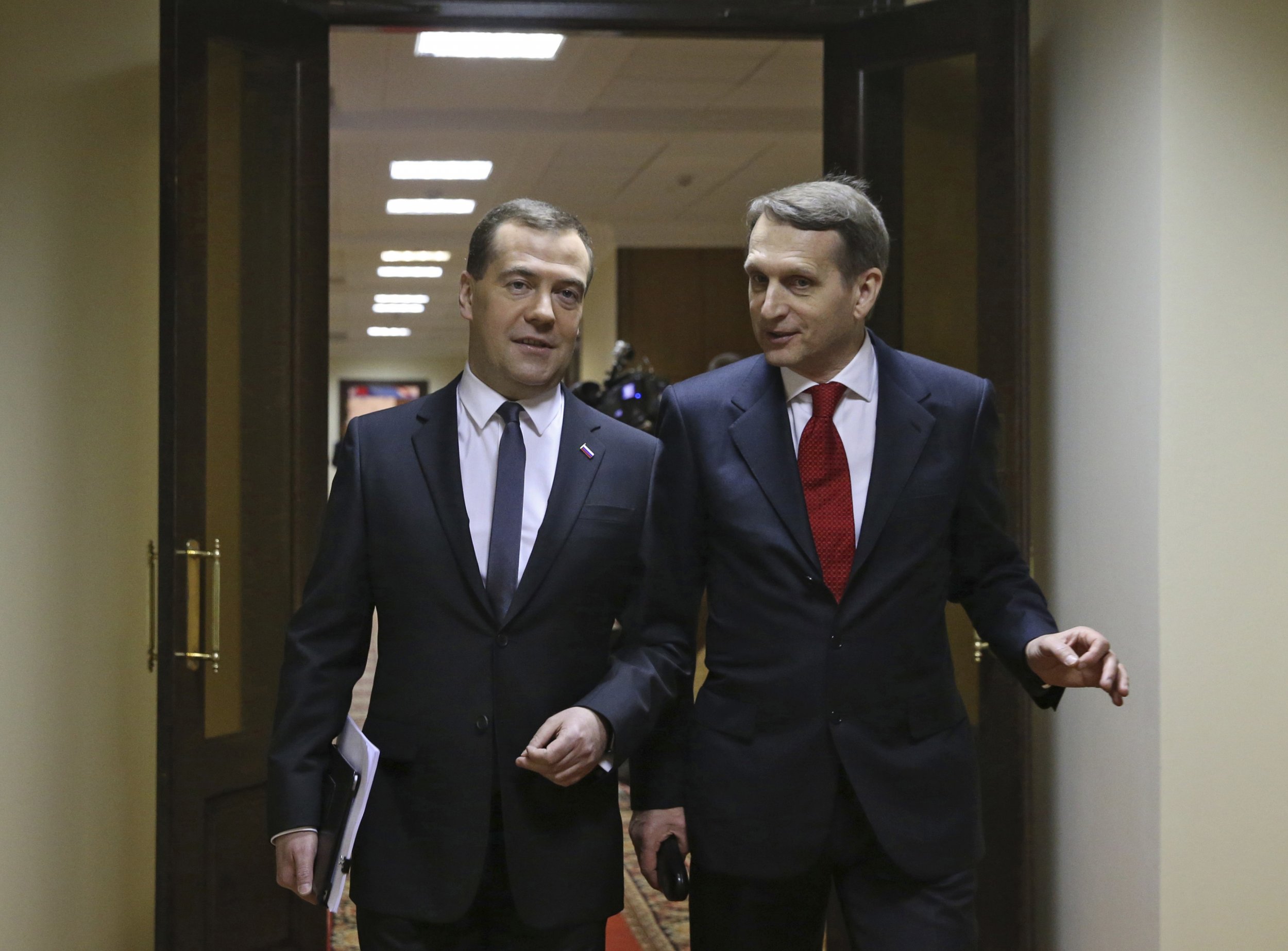 Medvedev and Naryshkin