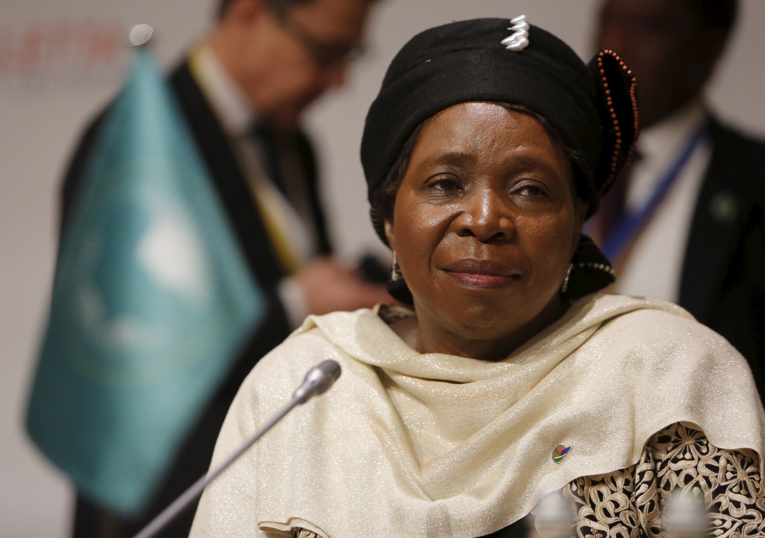 African Union chairperson Nkosazana Dlamini-Zuma attends the Valletta Summit in Malta.