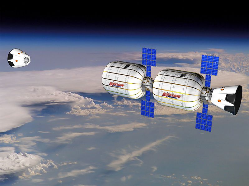 space hotel spacex bigelow aerospace ISS