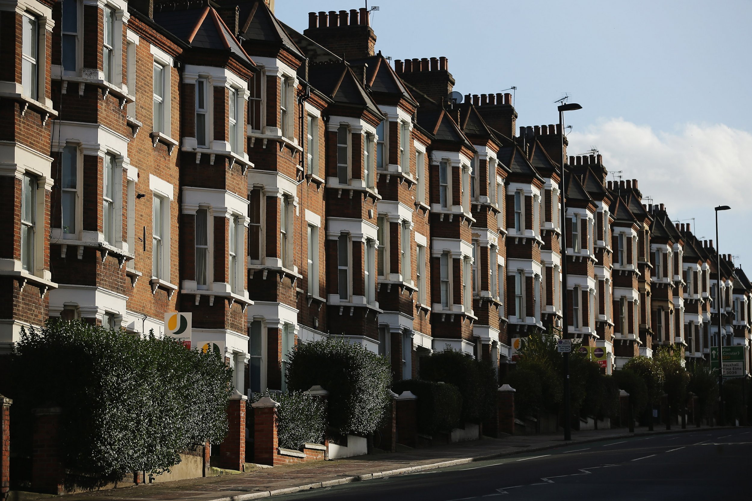 Terraced house фото