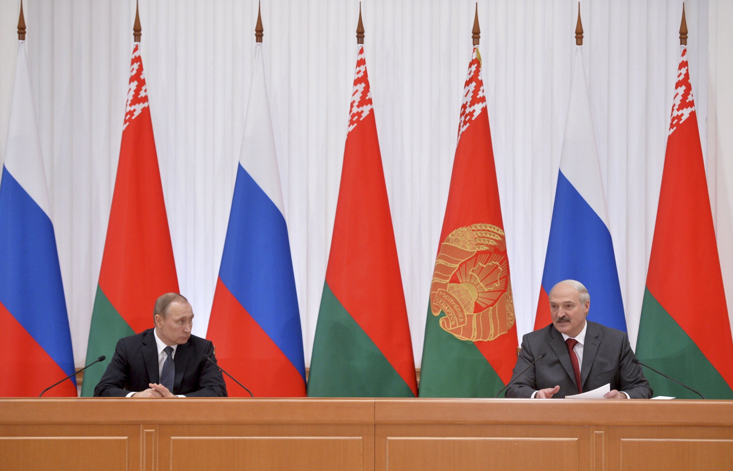 Putin and Lukashenko