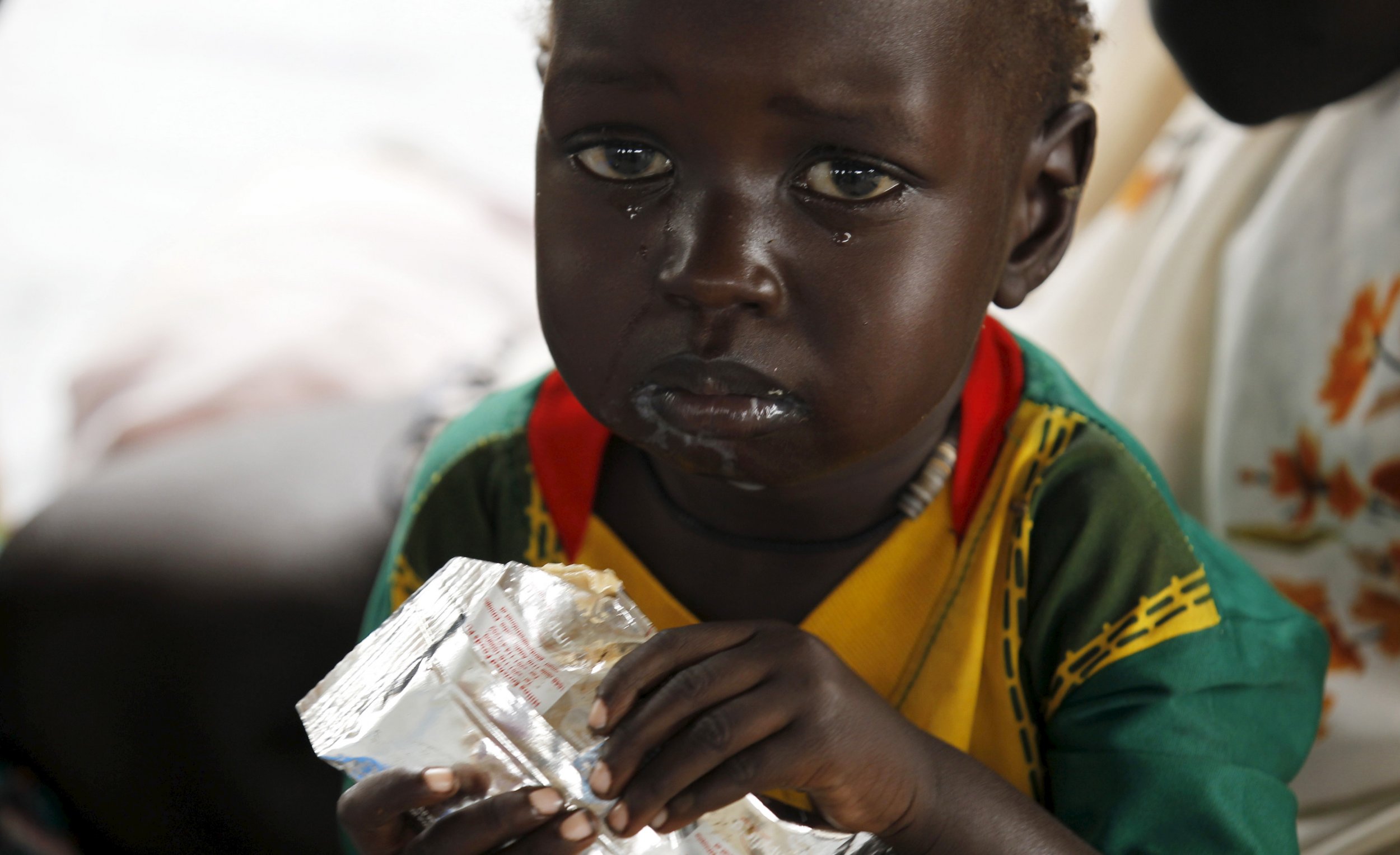 A South Sudanese child in a refugee camp in Ethiopia. A South Sudanese child in a refugee camp in Ethiopia.